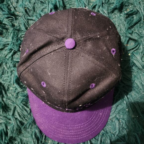 Vintage Alan Jackson Country Music Snapback Hat – Black & Purple Made in USA - Picture 3 of 6
